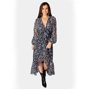 NWT BUDDY LOVE Liza High/Low Dress Floral Sz M